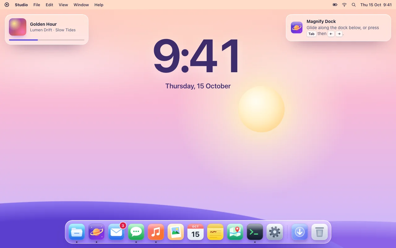 Magnify Dock, screenshot 1 of 2