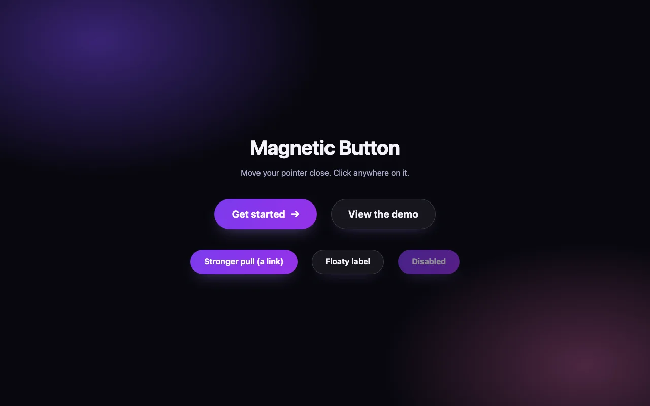 Preview of Magnetic Button